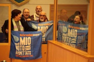 OCCUPAZIONE CONSIGLIO REGIONALE