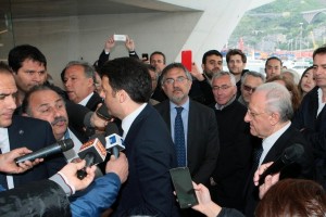 Renzi alla Stazione Marittima