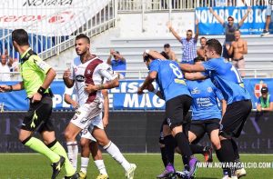 esultanza gol Novara