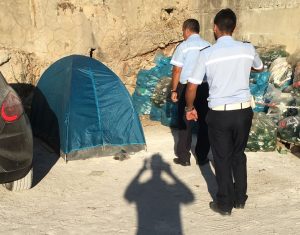 ACCAMPAMENTI ABUSIVI VIGILI URBANI