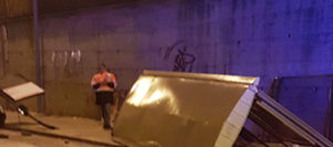 auto contro pensilina