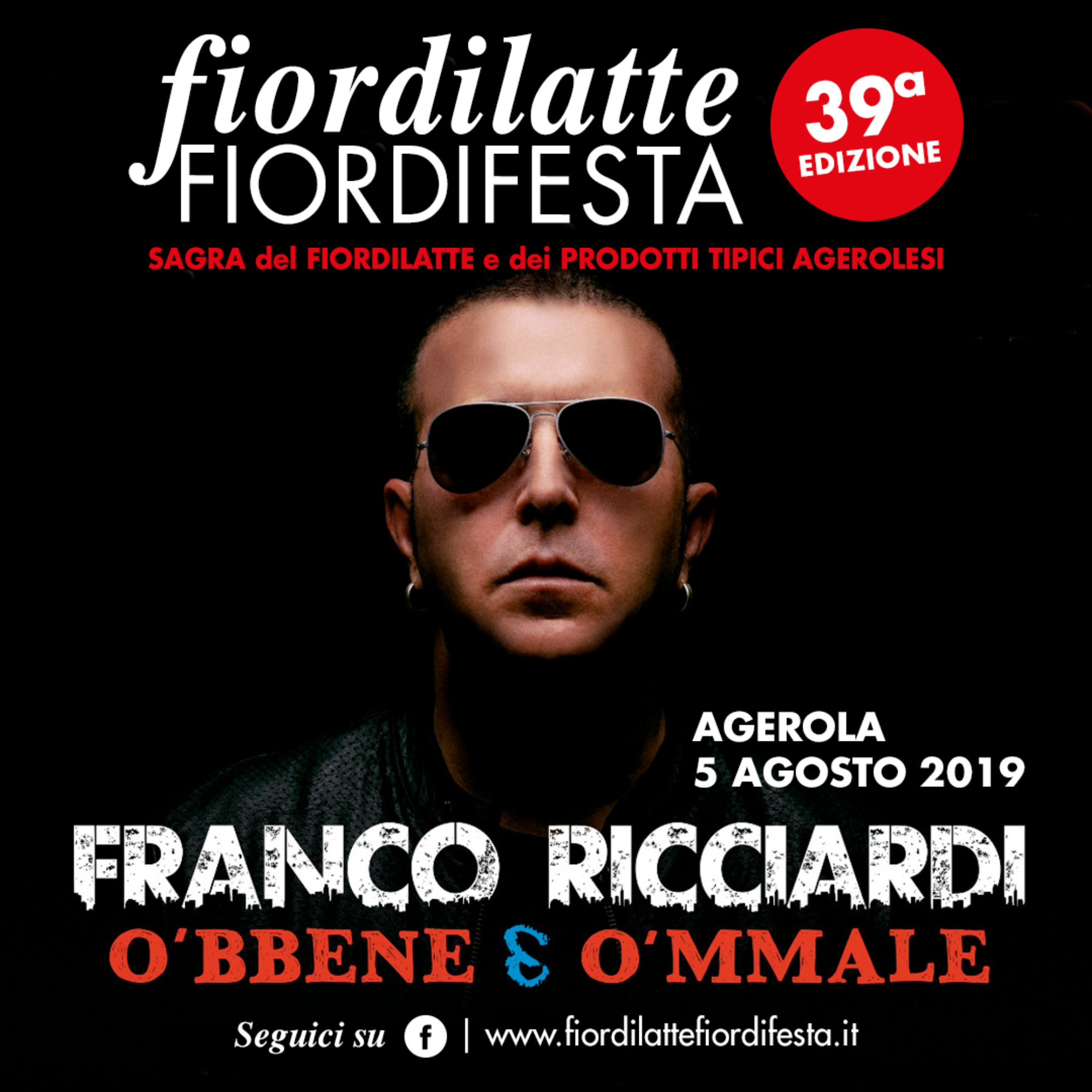 FRANCO RICCIARDI PER IL GRAN FINALE DELLA XXXIX EDIZIONE DEL